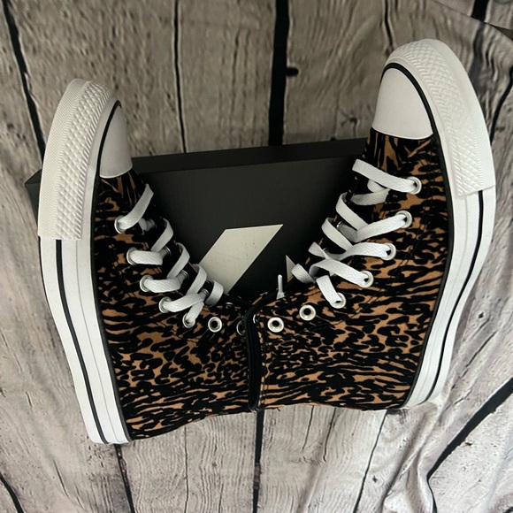 Converse Chuck Taylor All Star Animal Print Adult High-Top Sneakers - Picture 8 of 9